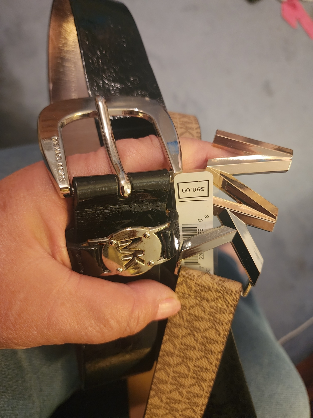 Michael Kors Logo Buckle Belts